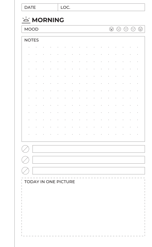 The starter project's front page